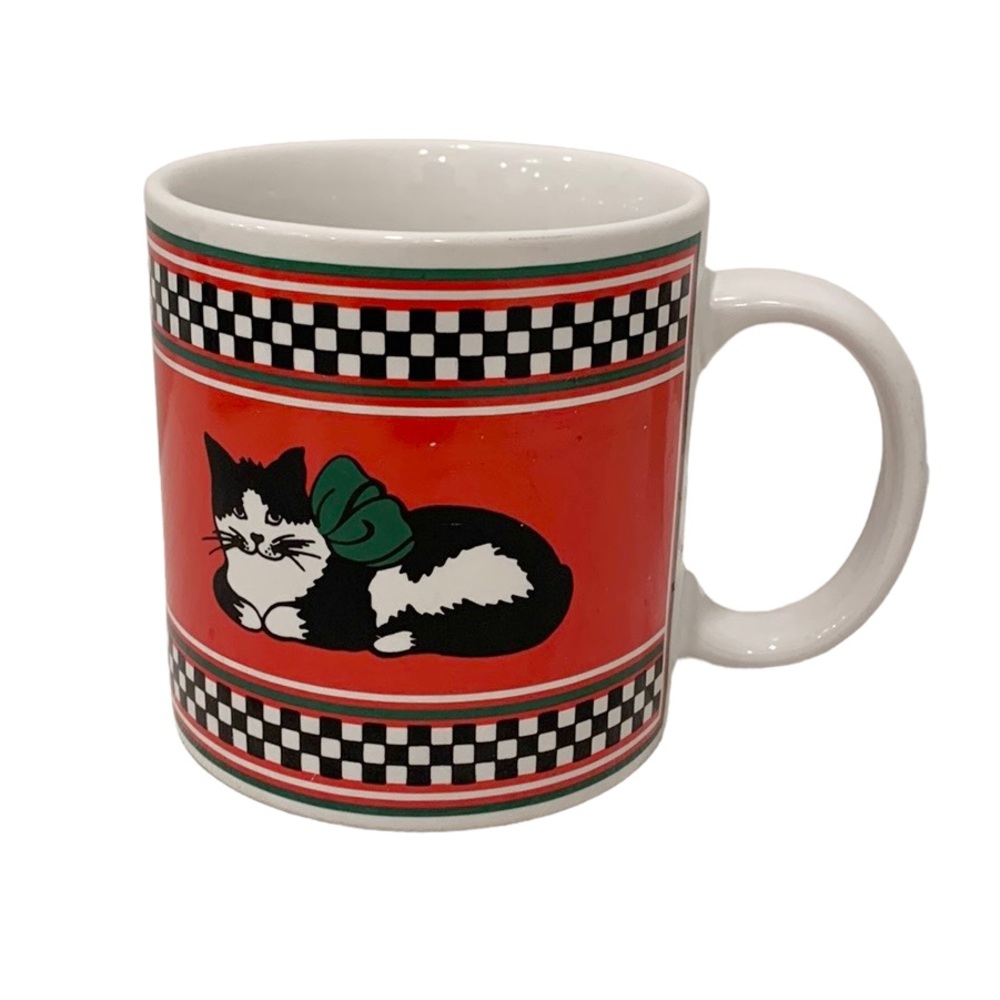 Vintage Made in Japan Red Ceramic Mug